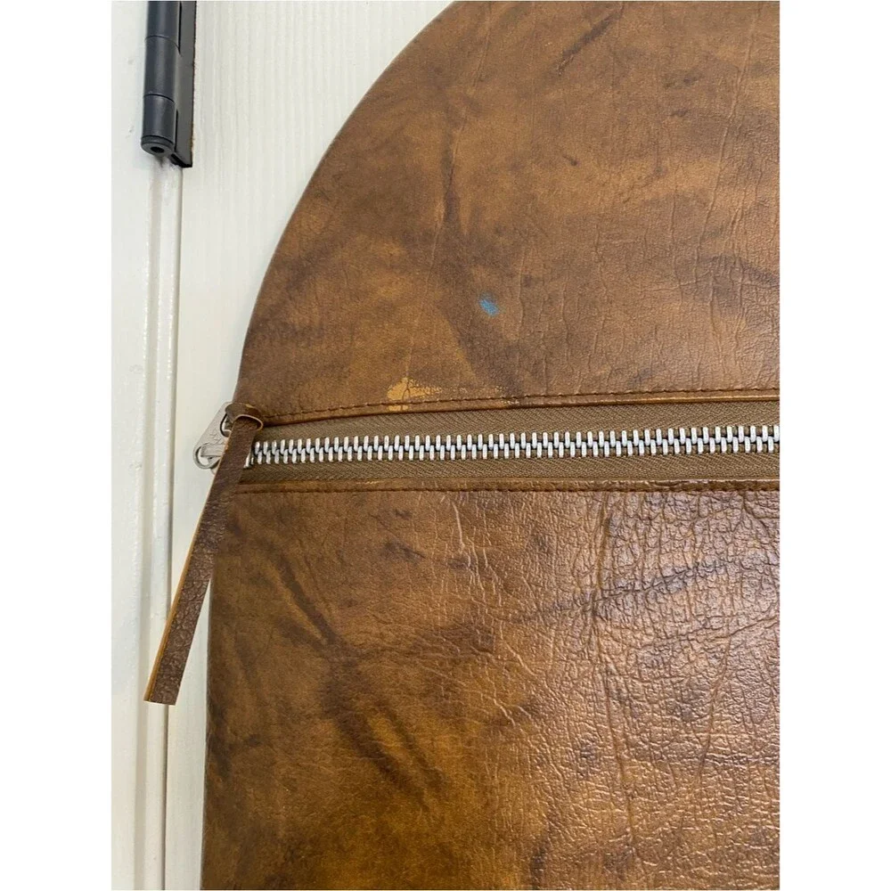 Vintage 1970s American Tourister Triumph Garment Bag Faux Leather Travel Suit